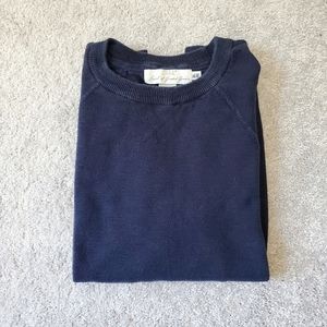 H&M L.O.G.G Mens Crewneck Sweater Navy Blue